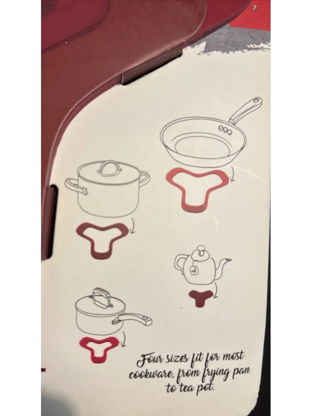 Florina Olivier Daan Heat Resistance Silicone 4 Sizes Stackable Trivets